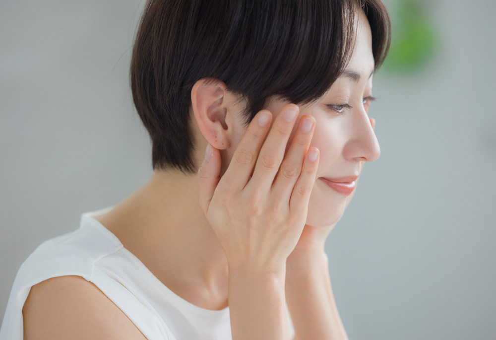 すっぴんでも美しく。